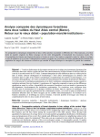 Analyse comparée des dynamiques forestières dans deux vallées du Haut Atlas central (Maroc). Retour sur le vieux débat « population-marché-institutions »