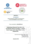 Optimizing financial incentives for sustainable wheat farming: a model-based approach using Monte Carlo simulations