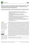 A review of precision irrigation water-saving technology under changing climate for enhancing water use efficiency, crop yield, and environmental footprints