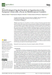Social-ecological spatial analysis of agroforestry in the european union with a focus on Mediterranean countries
