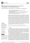 Integration of the food supply chain as a driver of sustainability: a conceptual framework