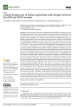 Current framework of Italian agriculture and changes between the 2010 and 2020 censuses