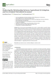Analyzing the relationship between agricultural AI adoption and government-subsidized insurance