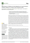 Effectiveness of options for the adaptation of crop farming to climate change in a country of the European South