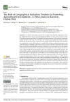 The role of geographical indication products in promoting agricultural development—A meta-analysis based on global data