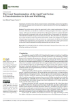 The great transformation of the agri-food sector: a transformation for life and well-being