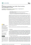 Predicting sustainable crop yields: deep learning and explainable AI tools