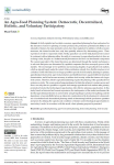 An agro-food planning system: democratic, decentralized, holistic, and voluntary participatory