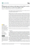 Optimization and analysis of the impact of food hub location on GHG emissions in a short food supply chain