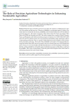 The role of precision agriculture technologies in enhancing sustainable agriculture