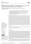 Digital marketing strategies and profitability in the agri-food industry: resource efficiency and value chains