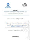 Analyse des initiatives individuelles et collectives visant à promouvoir une alimentation saine et locale en Algérie