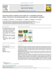 AquaCrop model to optimize water supply for a sustainable processing tomato cultivation in the Mediterranean area: a multi-objective approach