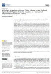 A holistic irrigation advisory policy scheme by the Hellenic Agricultural Organization: an example of a successful implementation in Crete, Greece