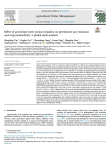 Effect of practicing water-saving irrigation on greenhouse gas emissions and crop productivity: a global meta-analysis