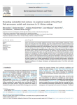 Promoting sustainable food systems: an empirical analysis of local Food Hub governance models and structures in 12 African settings