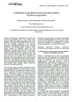 Contribution of agricultural research for better resilience of Moroccan agriculture