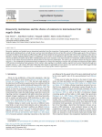 Biosecurity institutions and the choice of contracts in international fruit supply chains