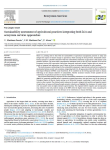 Sustainability assessment of agricultural practices integrating both LCA and ecosystem services approaches