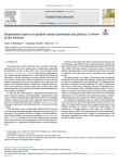 Employment impacts of agrifood system innovations and policies: a review of the evidence