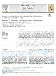 Drivers to adopt agroforestry and sustainable land-use innovations: a review and framework for policy