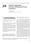 Models supporting decision-making and policy evaluation