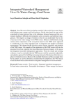 Integrated watershed management vis-a-vis water–energy–food nexus