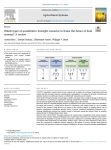 Which types of quantitative foresight scenarios to frame the future of food systems? A review