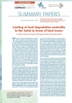 Looking at land degradation neutrality in the Sahel in terms of land issues. A critical review of several LDN approaches and instruments