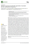 Machine learning in sustainable agriculture: systematic review and research perspectives