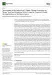 Assessment of the impacts of climate change scenarios on maize yield and irrigation water using the CropSyst model: an application in Northern Greece