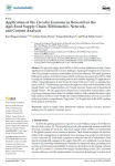Application of the circular economy in research in the agri-food supply chain: bibliometric, network, and content analysis