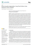 Green growth in agriculture: long-term evidence from European Union countries