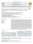 Nutrient production, water consumption, and stresses of large-scale versus small-scale agriculture: a global comparative analysis based on a gridded crop model