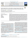 Socioeconomic barriers to the adoption of carbon farming in Spain, Italy, Egypt, and Tunisia: an analysis based on the diffusion of innovations model