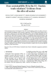 Does sustainability fit in the EU-Tunisia trade relations? Evidence from the olive oil sector