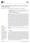 Climatic structure analysis of olive growing in Extremadura, Southwestern Spain