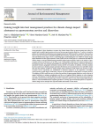 Gaining insight into best management practices for climate change impact abatement on agroecosystem services and disservices