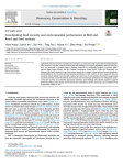 Coordinating food security and environmental performance in Belt and Road agri-food systems