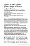 Estimation des flux de commerce de fruits et légumes de l'Occitanie. Une approche gravitaire