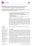 Multidimensional and multiscale evaluation framework considering Water–Energy–Food–Ecosystem Nexus