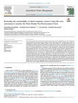 Evaluating the sustainability of wheat irrigation systems: using life cycle assessment to monitor the Water-Energy-Food-Environment Nexus