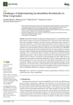 Challenges of implementing sustainability benchmarks in wine cooperative