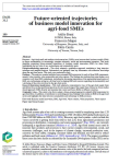 Future-oriented trajectories of business model innovation for agri-food SMEs