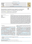 Characterization of agricultural spaces engaged in proximity-based alternative food networks: the southeastern France case study