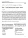 Insights into the potential of water conservation in irrigated agriculture: a case study from the arid Mediterranean highlands