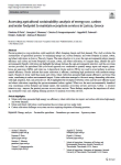 Assessing agricultural sustainability: analysis of energy use, carbon and water footprint to maintain ecosystem services in Larissa, Greece