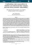 Confronting a date monoculture in Tunisia: can underused date varieties decrease farm economic vulnerability?