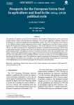 Prospects for the European Green Deal in agriculture and food in the 2024-2029 political cycle