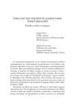 Vers une souveraineté alimentaire territorialisée - Échelles, outils et pratiques